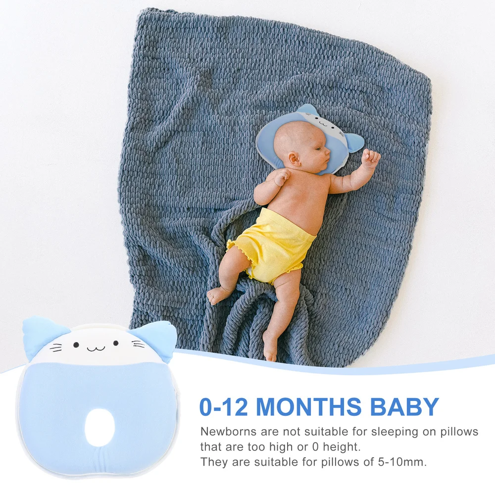 

Cotton Baby Newborn Head Shaping Sleeping Pillow for Preventing Flat Head