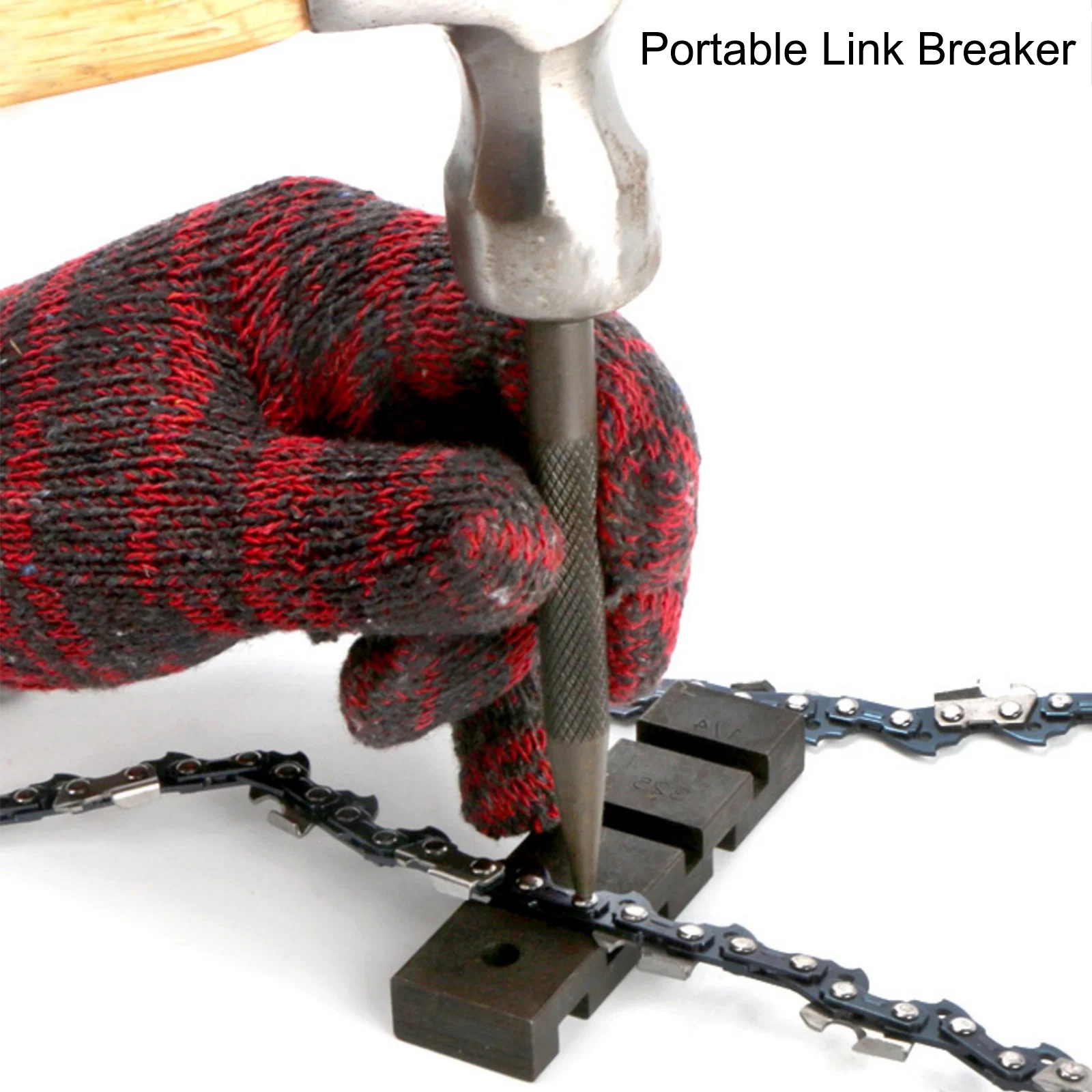 

1set Punch Breaker + Joiner Tools Pocket Chainsaw Bar Chain Link Revit Punch Breaker Joiner Tool Power Tool Accessory
