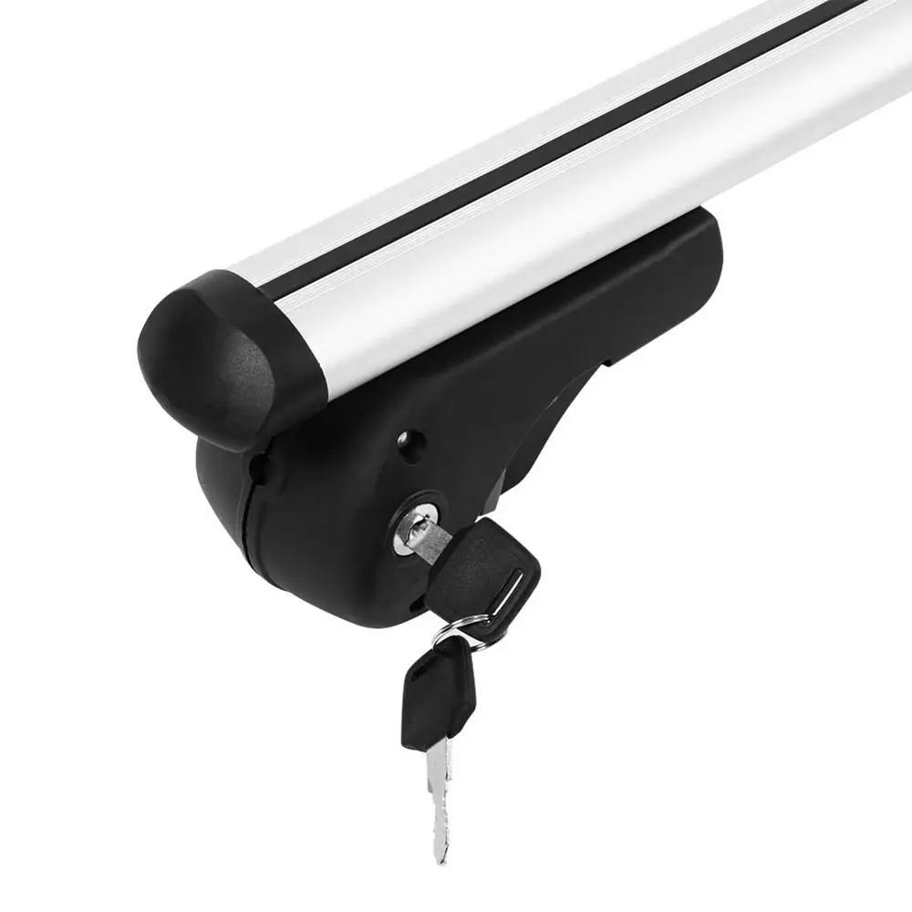 120 см/дюйма Автомобильный багажник на крышу поперечная рейка Запираемая из