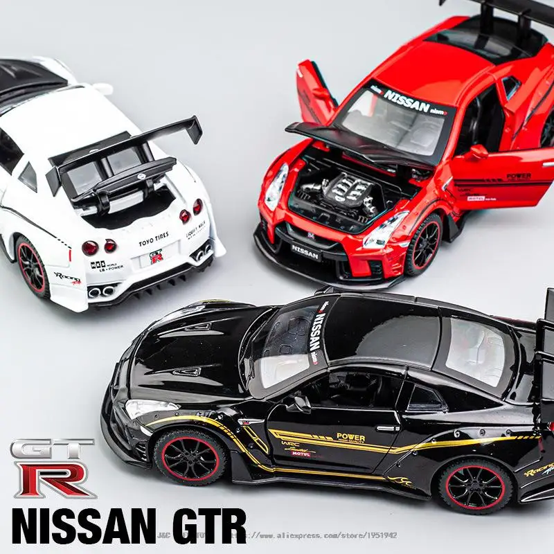 Модель спортивного автомобиля NISSAN GTR R35 из сплава 1:32 | Игрушки и хобби