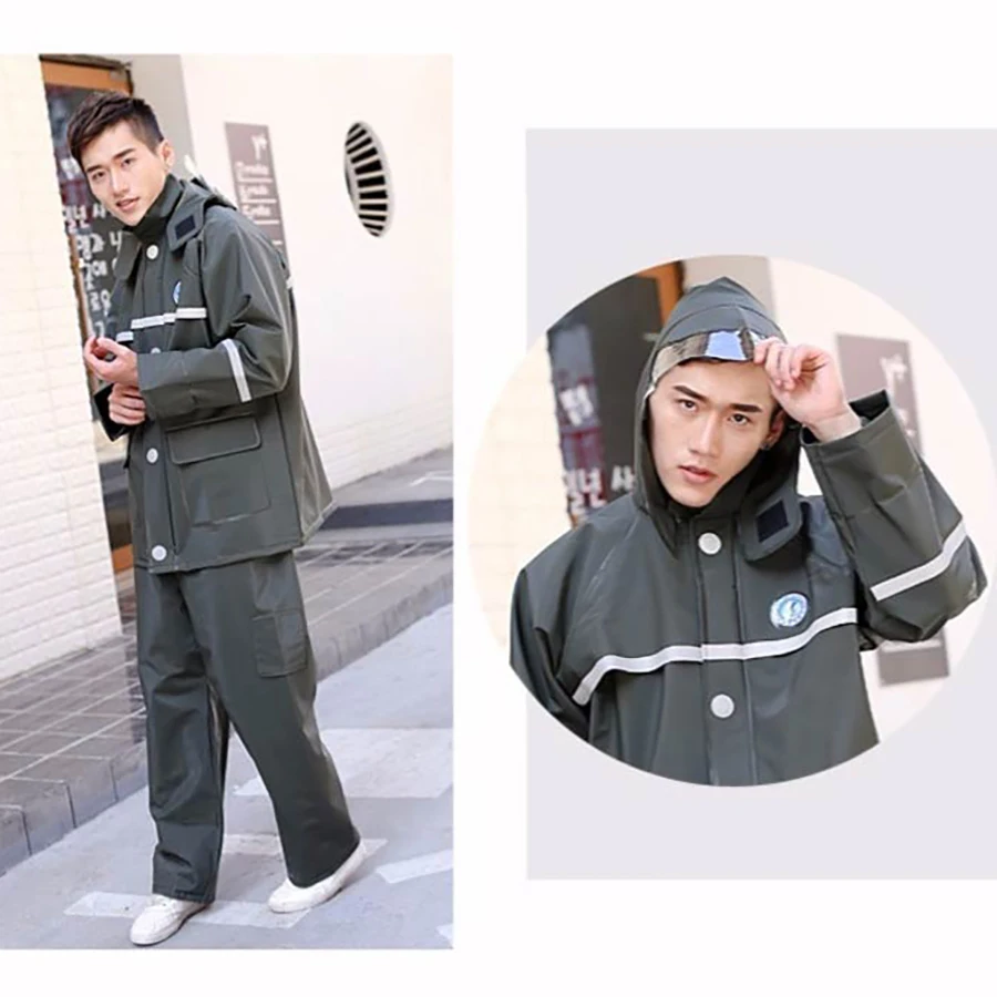 Светоотражающий дождевик мотоциклетная куртка летнее для взрослых рыболовное