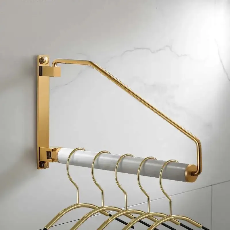 Антиокислительная латунная Бытовая Складная Выдвижная вешалка для одежды ручка
