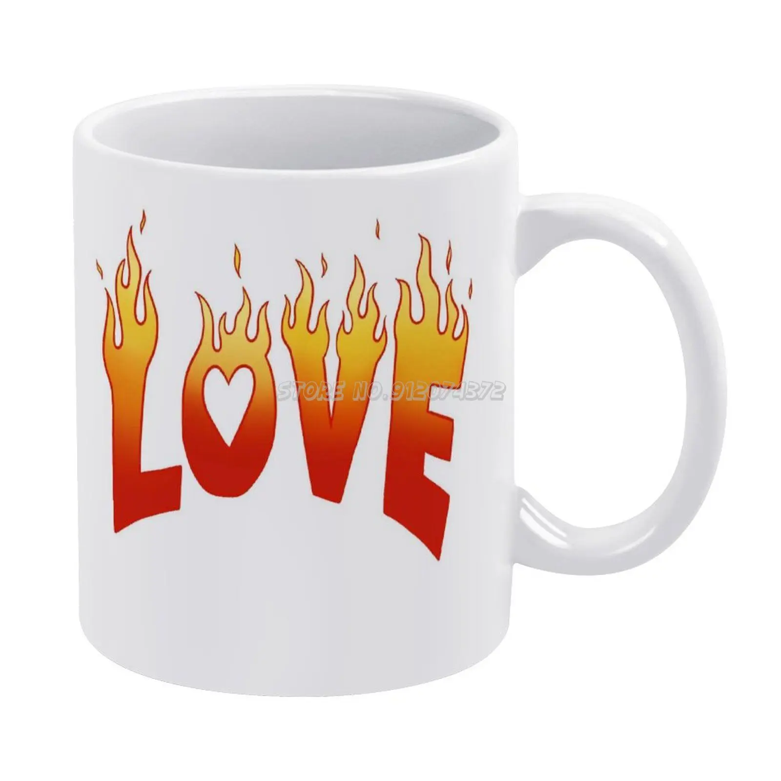 

Воспламеняющиеся кофейные кружки, керамическая кружка, чайная чашка, индивидуальная чашка, подарок для мам, любовь, пламя, сердце, огонь