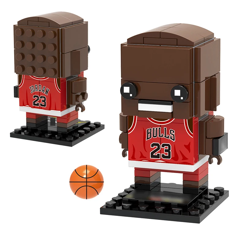 Коллекция 2020 баскетбольные спортивные звезды Коби Брайант Brick Heads фигурки