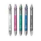 5 в 1 разноцветная Шариковая Ручка-маркер с чернымисинимизеленымикрасными чернилами Шариковая ручка 0,7 мм + 1 шт. автоматический карандаш 0,5 мм для письма