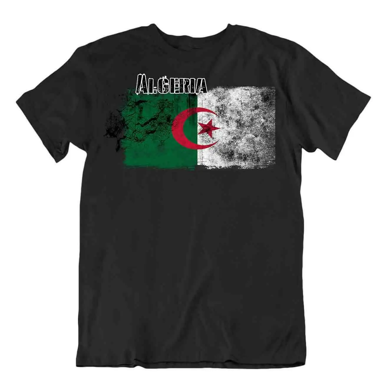 

Algeria flag Tshirt T-shirt Tee top middle power Democratic Republic