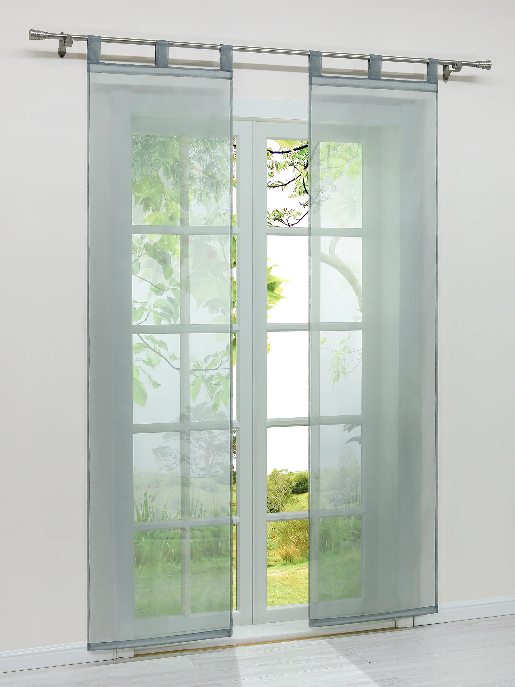 

Оконные Занавески 2 шт./лот, однотонная прозрачная Тюлевая вуаль, ткань для современной отделки окон для дома, гостиной, Tab Top