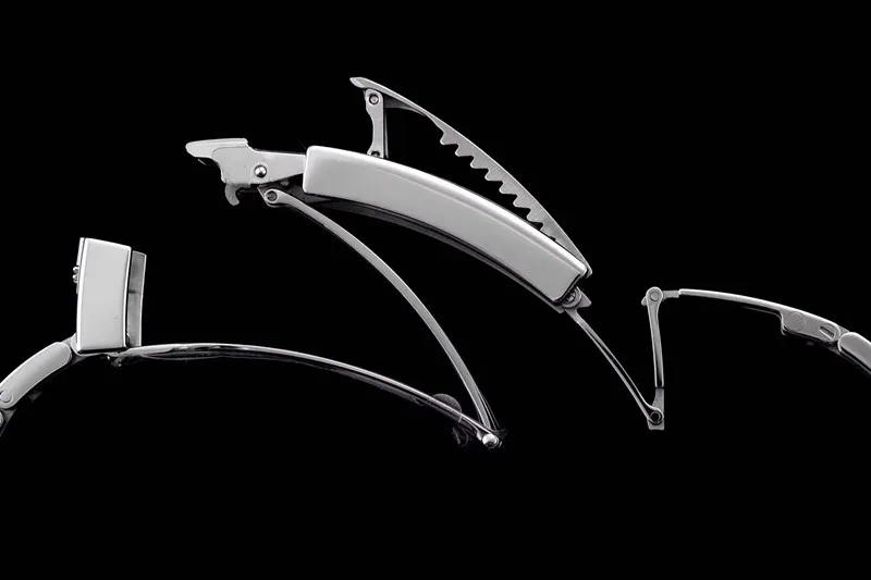 

Men Black D-Blue Ceramic Bezel Sapphire Cystal Stainless Steel With Glide Lock Clasp Automatic Mechanical Luminous Watches 44mm