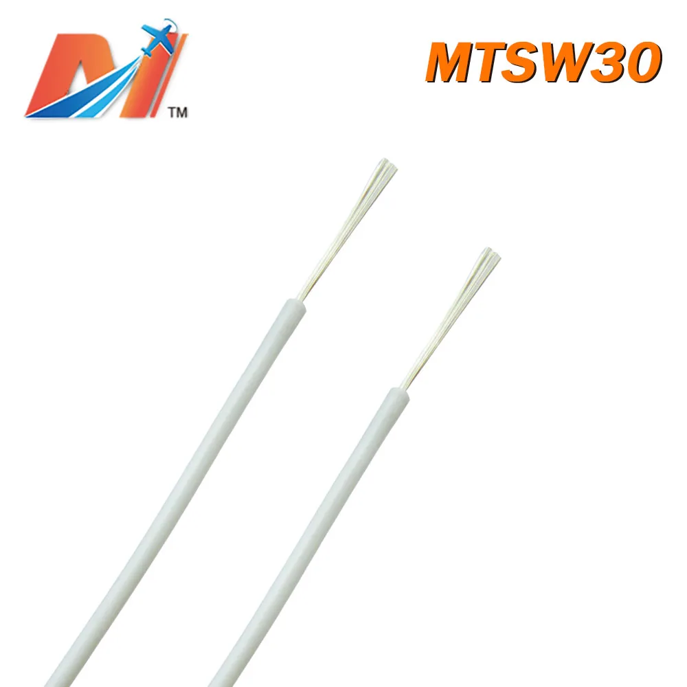 Maytech распродажа (1 метр) Мощный кремниевый провод AWG30 белый цвет|Силовая установка|