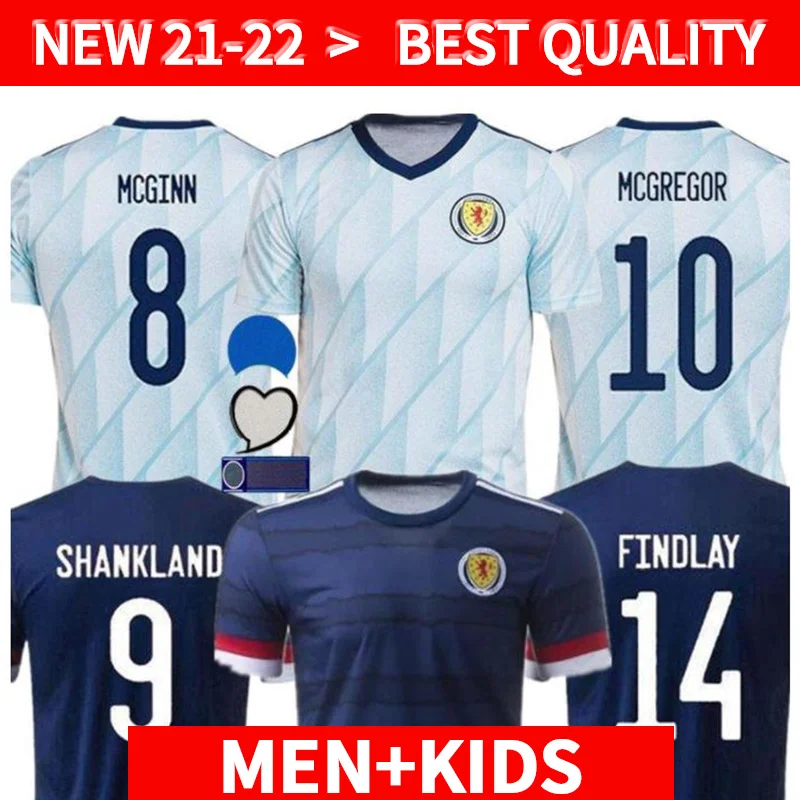 

20 21 Scotland soccer jerseys team ROBERTSON FRASER NAISMITH MCGREGOR CHRISTIE FORREST MCGINN football shirt 2021 kids