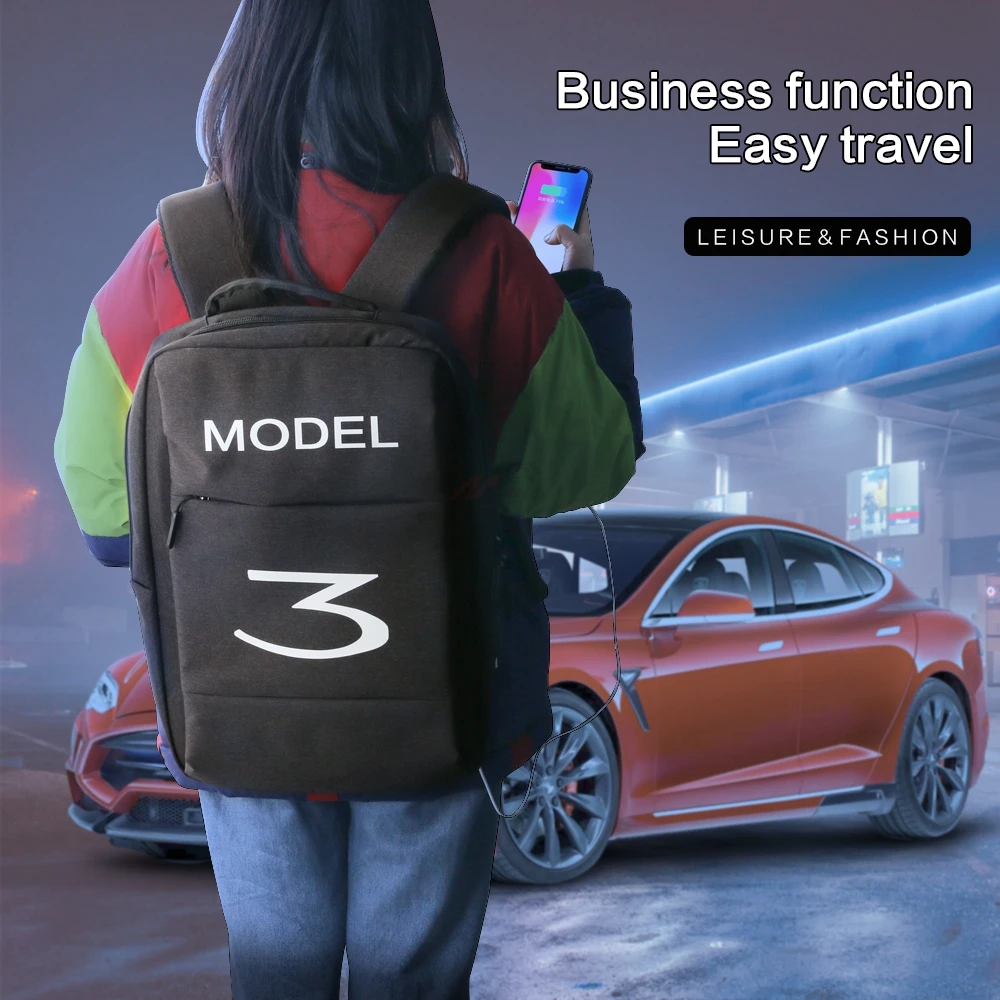 

for Tesla Black Backpack