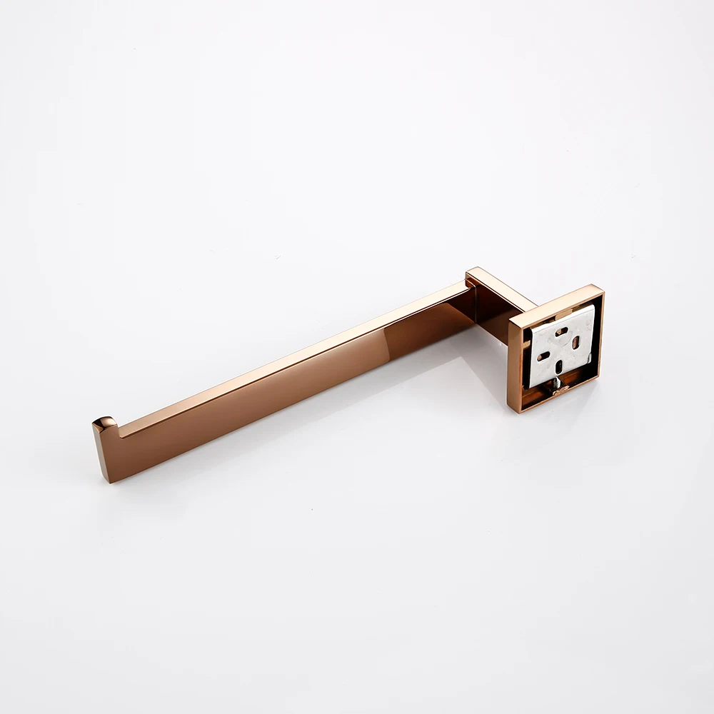 Полированный держатель для туалетной бумаги цвета розового золота аксессуары