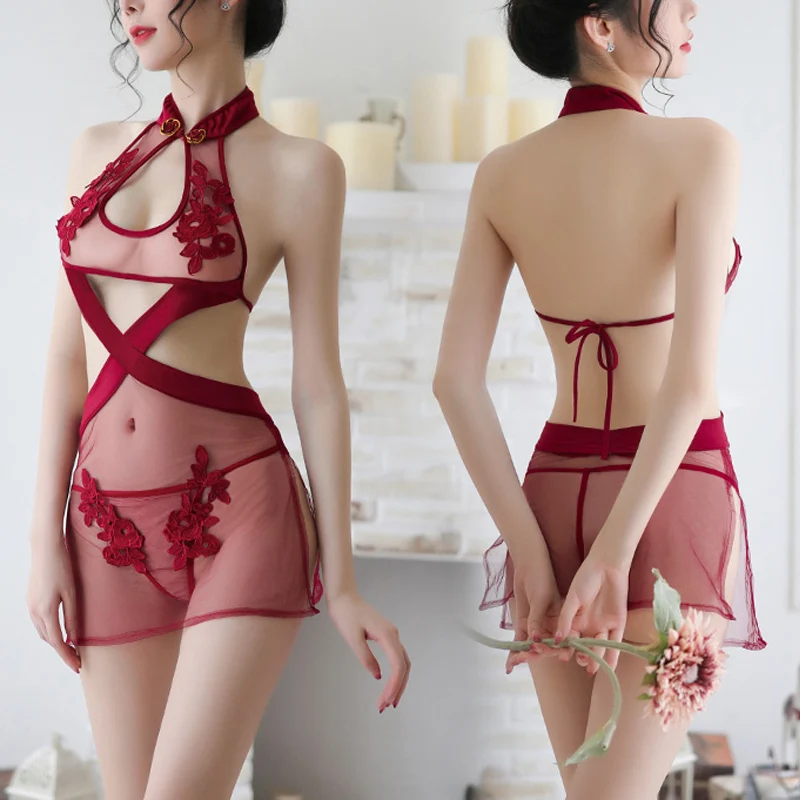 Женское нижнее белье без рукавов с открытой спиной и вышивкой бретельками