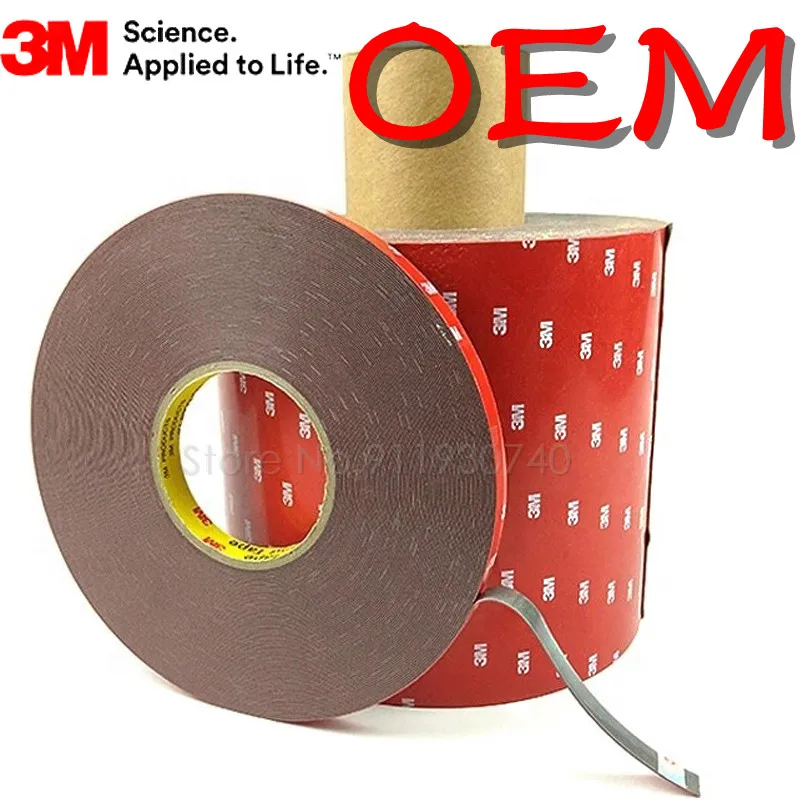 

Сверхпрочная двухсторонняя лента 3M VHB, пенопластовая лента для автомобилей и автомобилей, внутренняя ЖК-лента для ремонта iMac, бытовой техни...