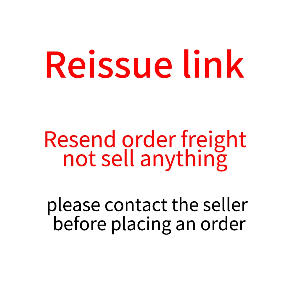

Resend order freight， not sell any thing， don't order