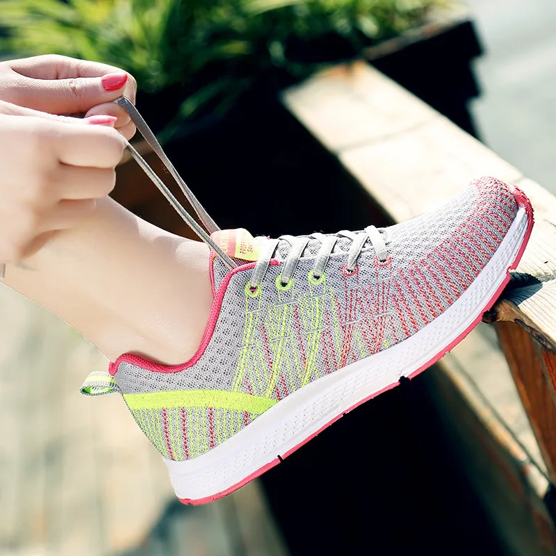 Summer Fashion Breathable Mesh Women's Running Shoes Comfort Race Sneakers Women Lightweight Cheap Sport Shoes zapatillas mujer