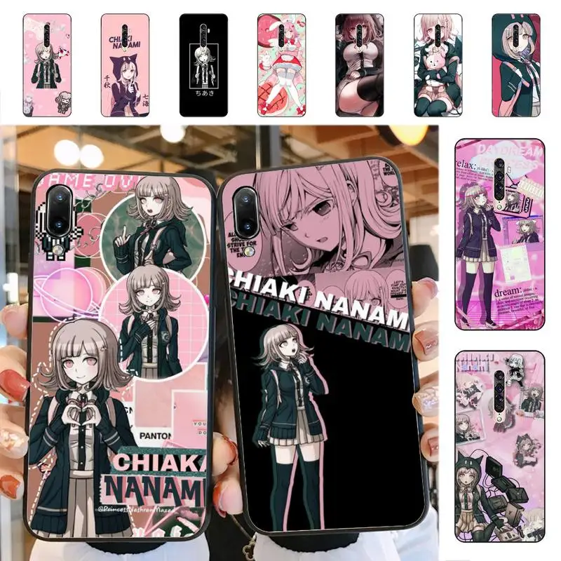 

YNDFCNB Chiaki Nanami Danganronpa Anime Phone Case for Vivo Y91C Y11 17 19 17 67 81 Oppo A9 2020 Realme c3