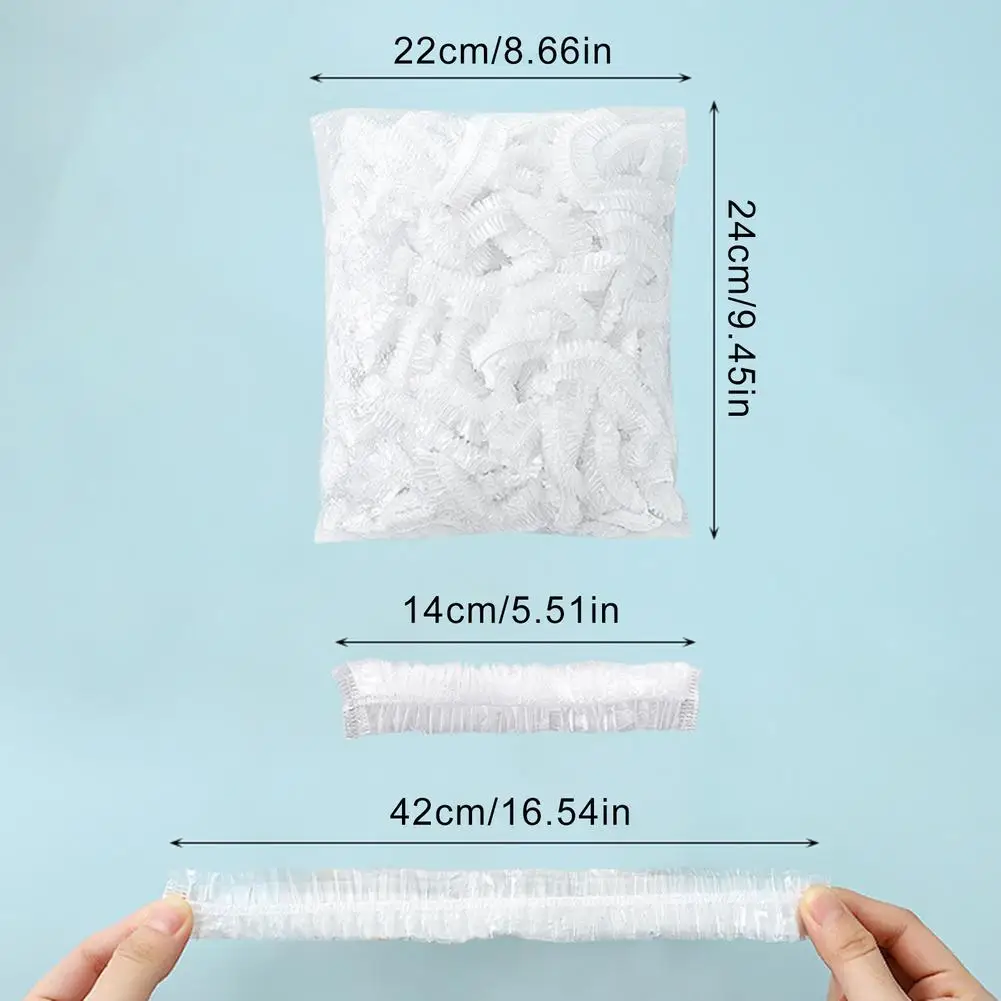 

100PCS /Bag Preservative Film Reusable Film Flexible Food Storage Bag Disposable Cling Film Cover Refrigerator Food Fruit Cover