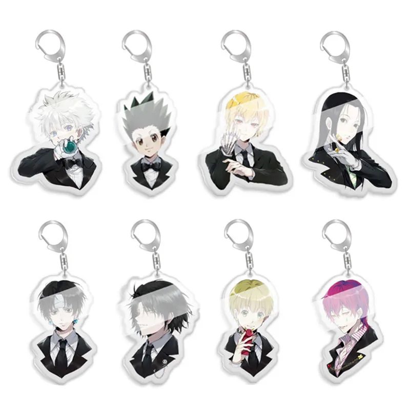 Брелок для ключей в виде аниме Hunter X акриловая фигурка автомобиля брелок с