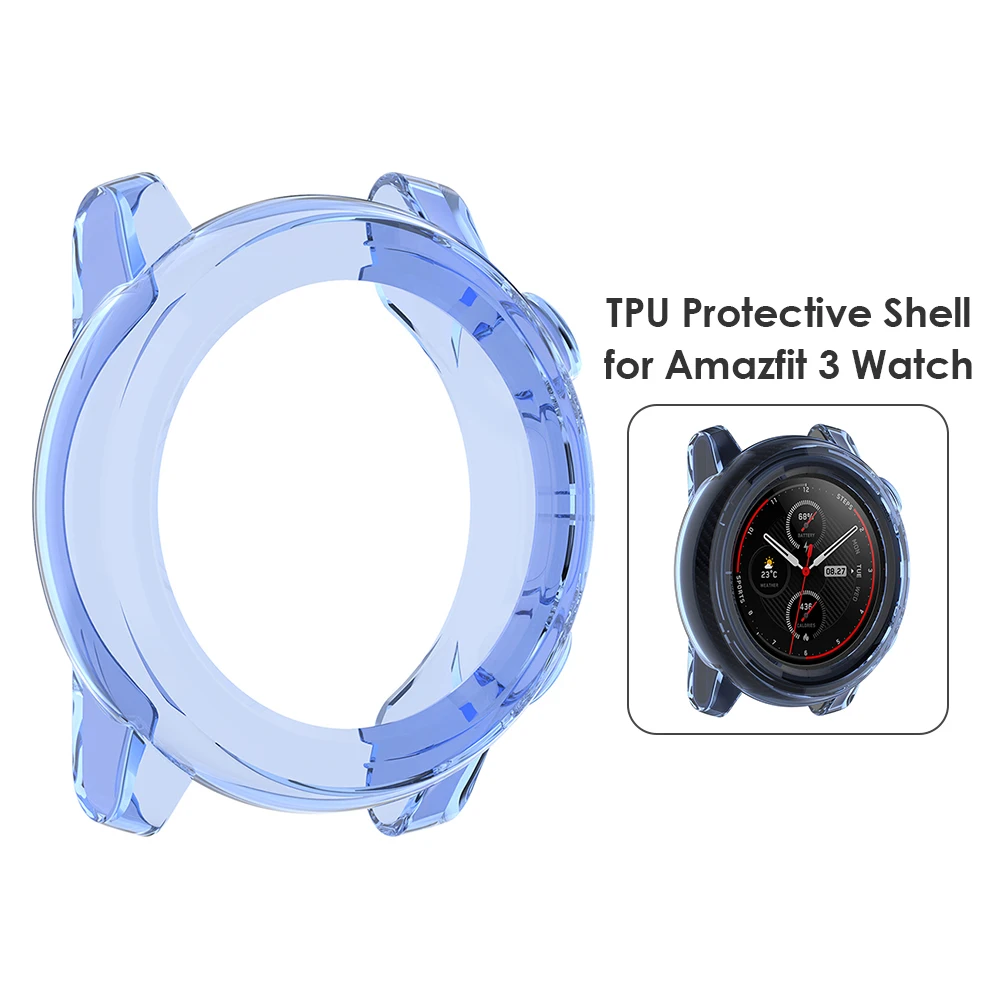 Мягкий чехол из ТПУ защитный для Amazfit Stratos 3 A1928 аксессуары умных