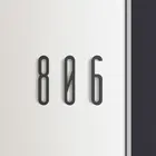 10 см современная акриловая табличка с цифрами для комнаты, креативная самоклеящаяся табличка с цифрами для дома, Номера для отеля, дверной адрес, фототабличка