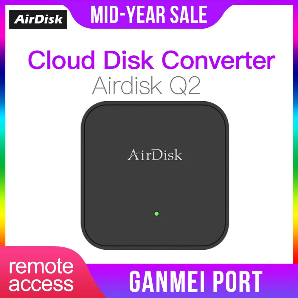 Airdisk Q2 мобильный сетевой жесткий диск USB3.0 2 5 &quotДомашняя умная сеть Облачное