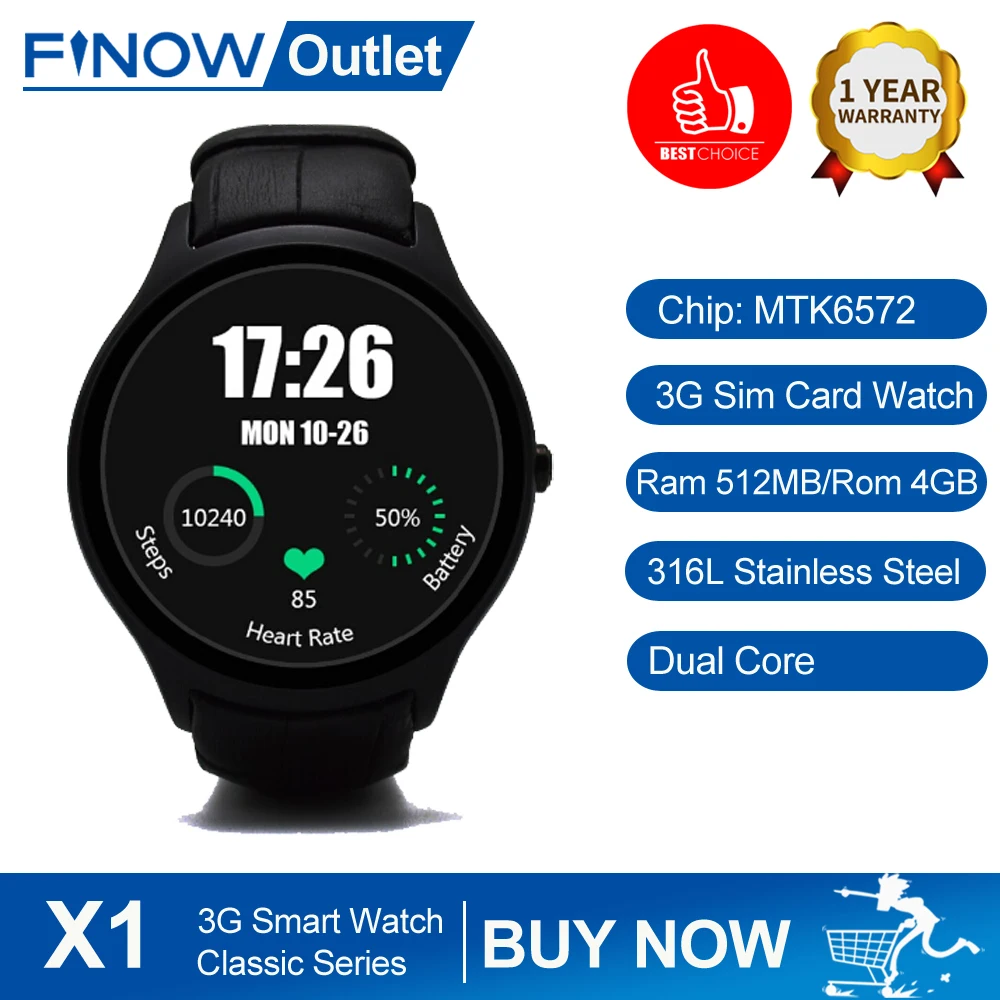 Смарт часы Finow X1 K8 на Android 4 3G Wi Fi GPS|Смарт-часы| |