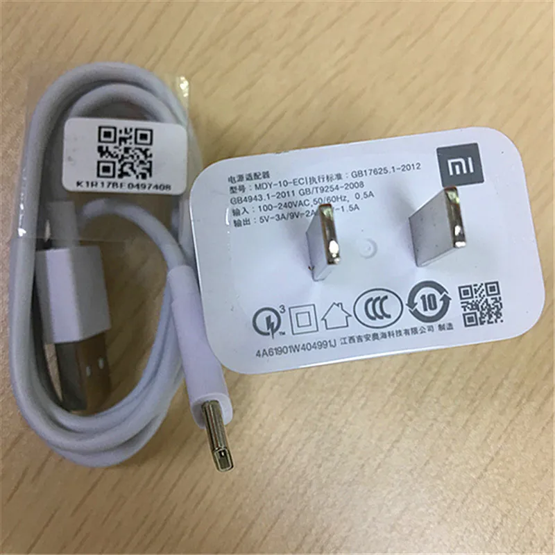 One set of US Оригинальное Xiaomi mi 9 SE USB быстрое настенное зарядное устройство QC3.0 18 Вт адаптер быстрой зарядки type C кабель для Red mi K20 Pro Note 7 Pro mi 9t pro - Тип штекера: One set of US