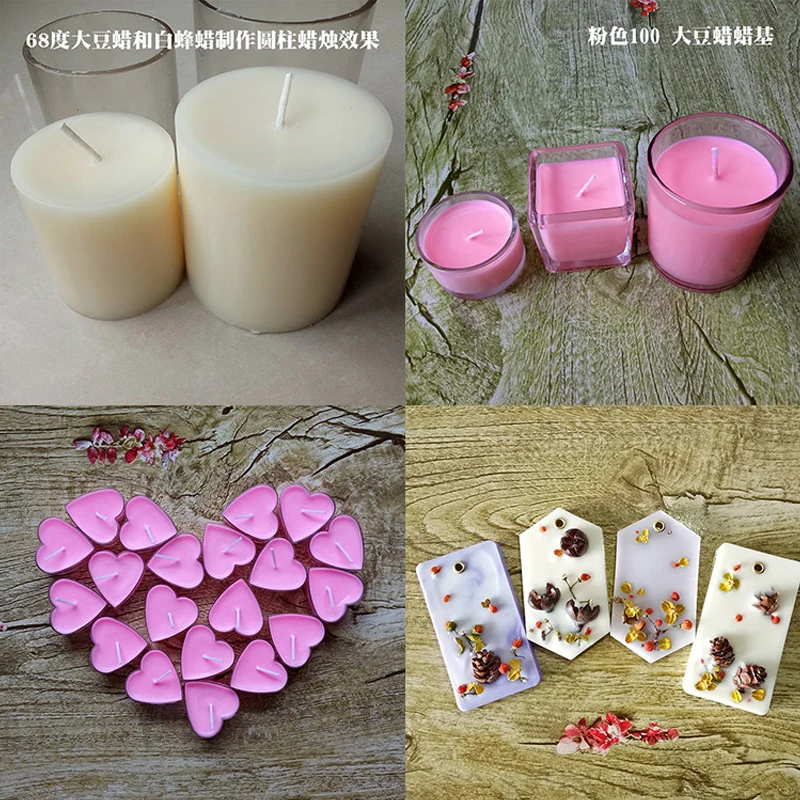 Свеча 1000 г/упак. из соевого воска воск в виде чешуек Бездымная сделай сам подарок