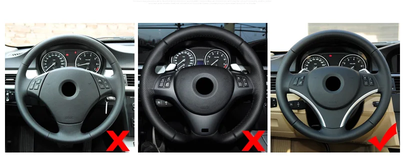Чехол на руль из углеродного волокна для BMW 1 3 серии E82 E87 E90 E92 E93|Лепнина интерьера|