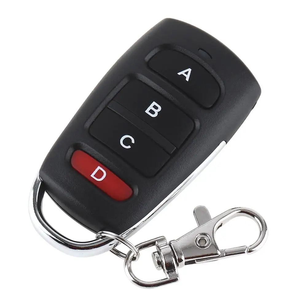 European 4 Channel Universal Door 433 Duplicator Copy Wireless Super Remote Control Four Button ABCD with Keychain | Электроника