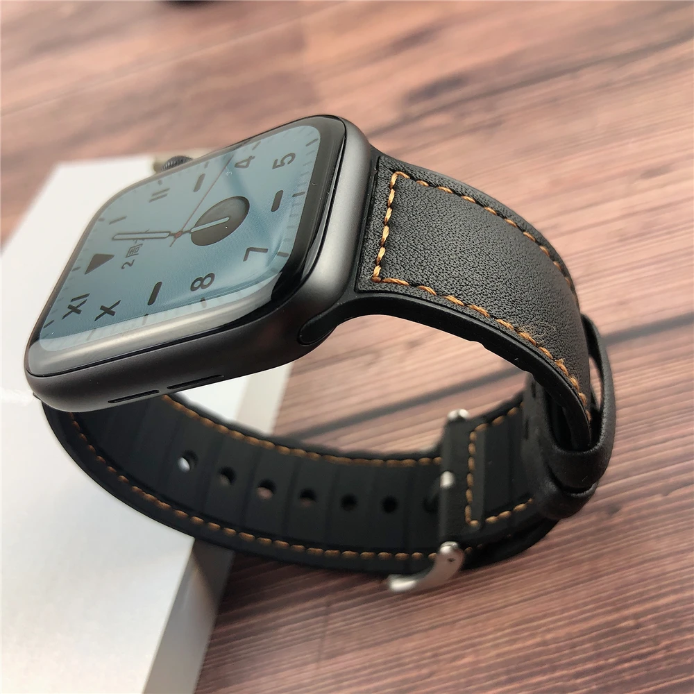 

Ремешок силиконовый для Apple Watch Band 44 мм 42 мм 40 мм 38 мм 5 4 3 2