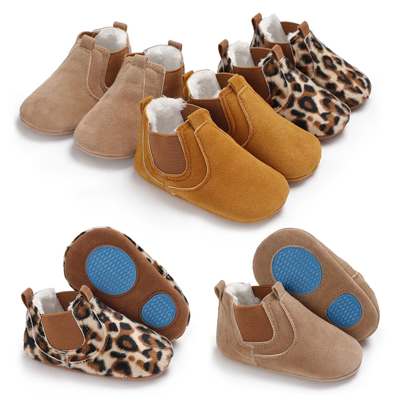 

Winter Baby Girls Boys Toddler Boots First Walkers infant Shoes Soft Sole Snow Booties for 0-18M
