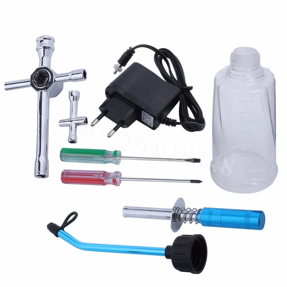 RC нитро автомобиль самолет Лодочный Стартер Комплект AA батарея светящаяся вилка