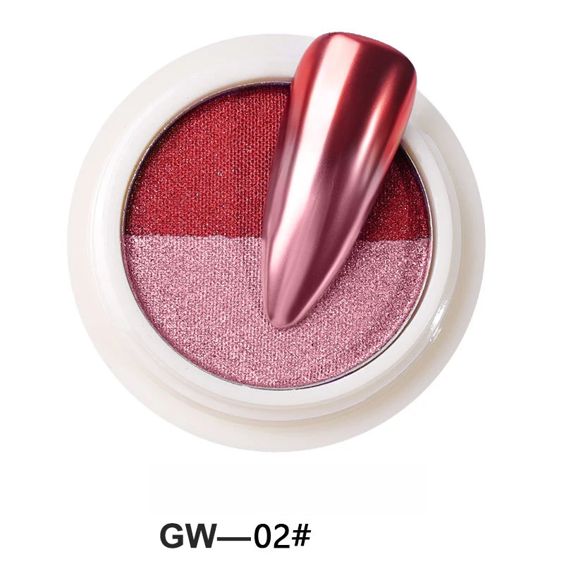 GW сплошной цвет хлопья гвоздь блестящий алюминий нерегулярные блестки