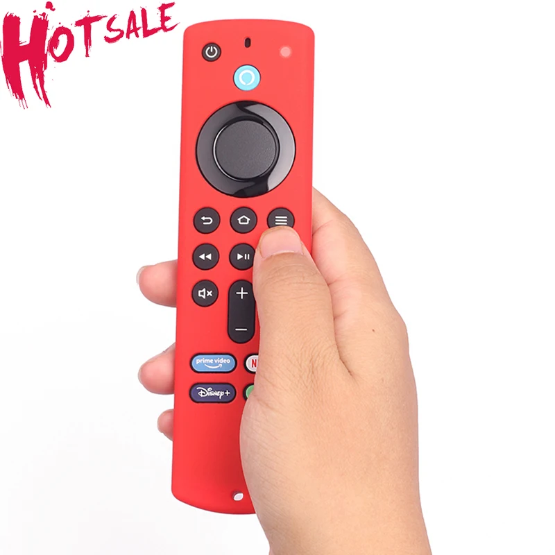 Чехол для Alexa Voice Remote 3rd Gen Противоскользящий Ударопрочный силиконовый чехол Fire TV
