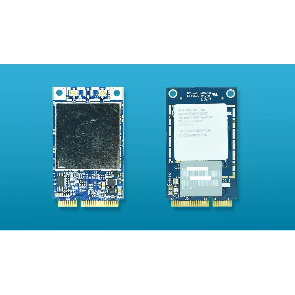 Беспроводная сетевая карта PCI-E Wlan для APPLE BCM94322MC 2 4 и 5G 300 Мбит/с Wi-Fi Mini Поддержка MAC OS