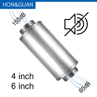 4 6 inline duct fan silencer noise reducer purifier for indoor greenhouse grow tent carbon filter exhaust ventilation outlet