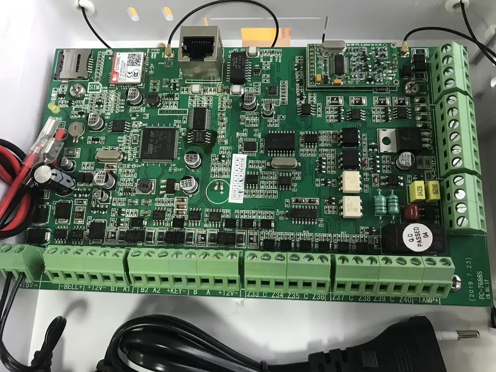 433 МГц Частота FC-7688 плюс Проводная промышленная сигнализация TCP IP 2G GSM охранная