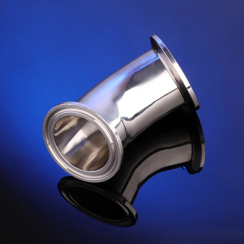 Бесплатная доставка 63 мм тройной зажим O/D 2 5 дюйма санитарный наконечник из