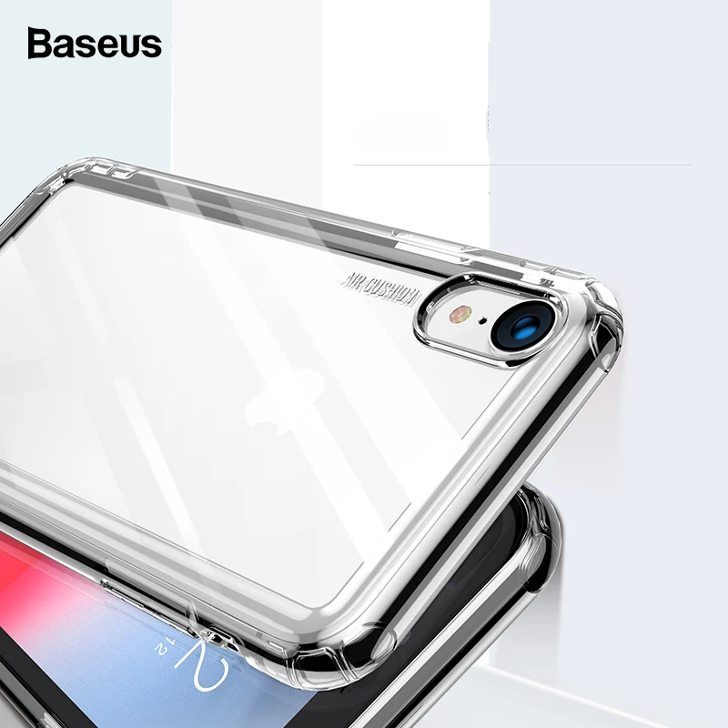 Роскошный чехол для телефона Baseus, чехол для iPhone Xs Max Xr X S R Xsmax, прозрачная Мягкая силиконовая задняя крышка из ТПУ для iPhone Fundas Shell