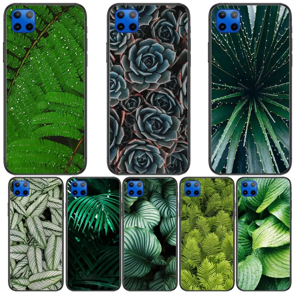 

Tropical Green Plant Leaves Charcter Phone Case For Motorola Moto G5 g 5 G 5GCover cases covers smiley luxury