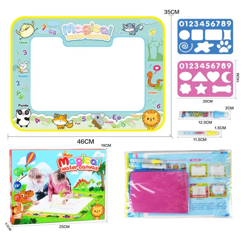 

Water Drawing Mat Water Doodle Mat Writing Doodle Board Coloring Books Water Painting Rug Kids Educational Toys For Children