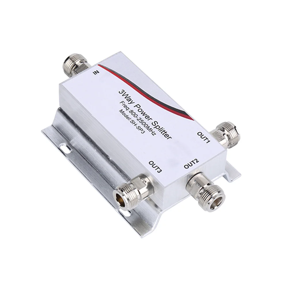 Sunhans 800 ~ 2500 МГц 1 3 Way RF разделитель мощности N гнездовой для GSM CDMA DCS 2G 3G 4G повторитель