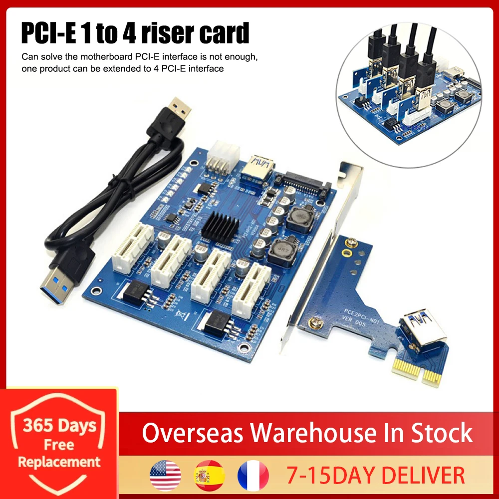 Комплект расширения PCI E X1 4PCI X16 расширительный комплект с 1 до 4 портами Express