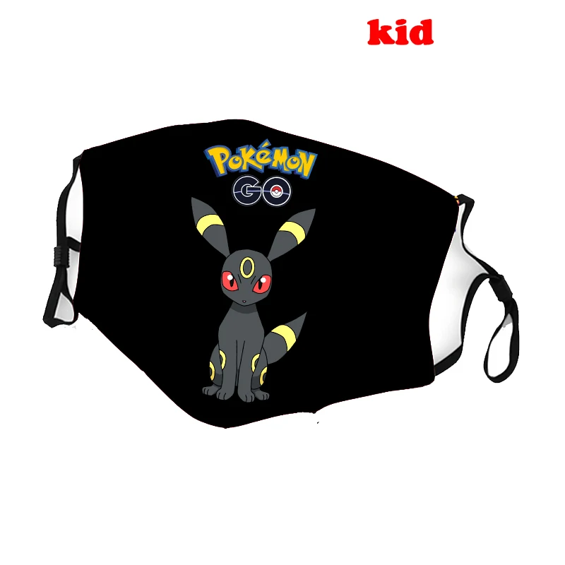 Детская Хлопковая моющаяся маска для лица Pokemon Pikachu Mew Arceus Charizard детская Защитная