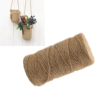 100 yards cords ropes natural dry twine cord jute twine rope thread for diy decor toy crafts parts 2mm hemp