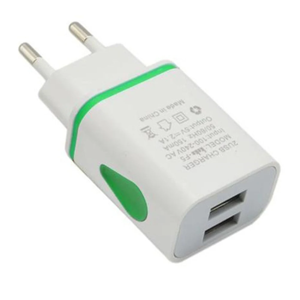 Зарядное устройство для мобильных телефонов 2 USB порта светодиодный дисплей
