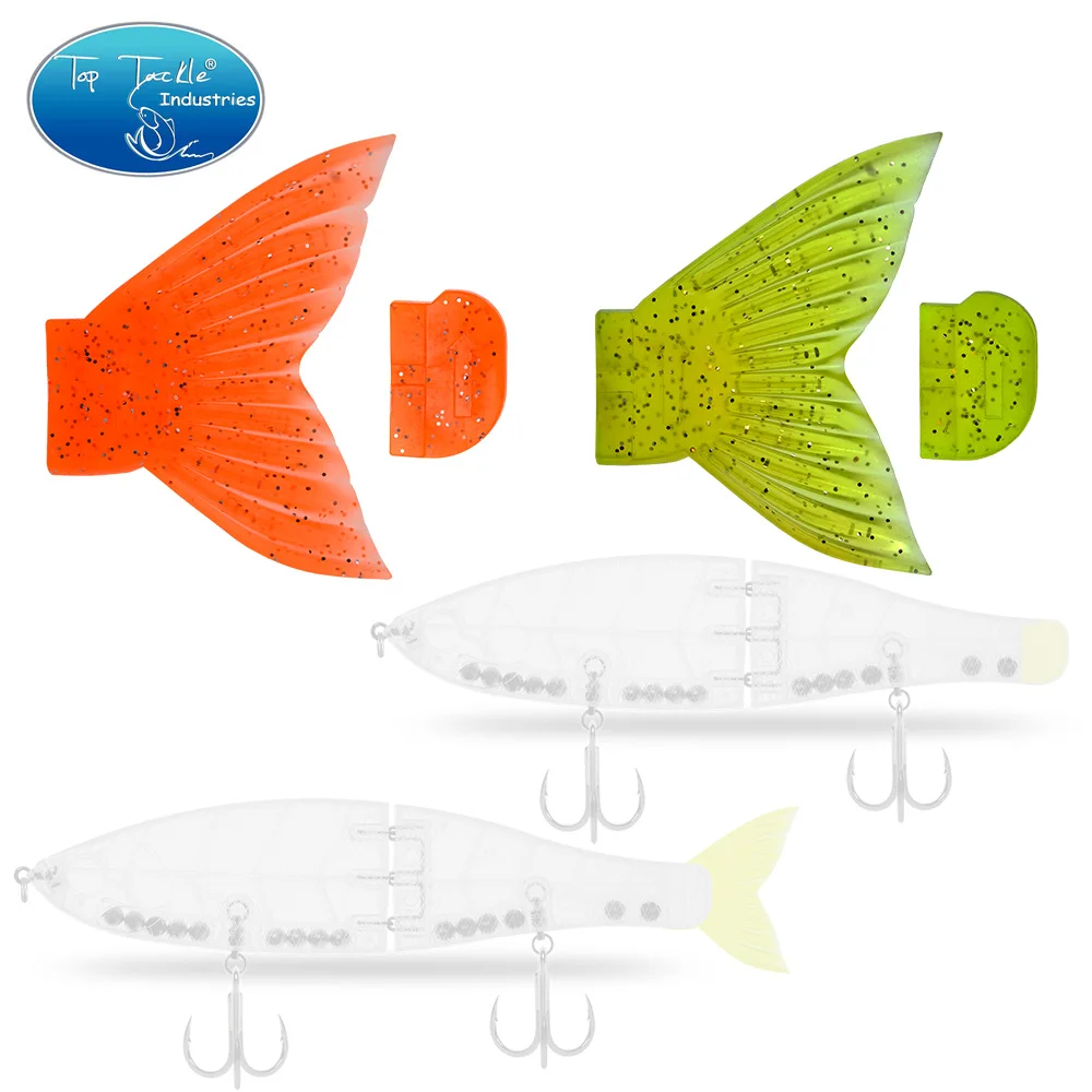 

Soft Tail for CF.LURE "PILUM" 303mm 350mm 360-degree turn 280mm Jointed Lure Swim bait