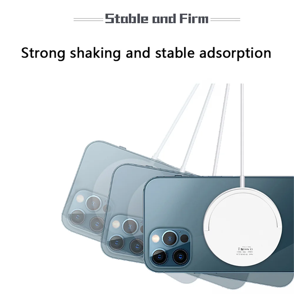 

Magnetic Wireless Charger Magsafing Phone Holders For iPhone 12 Pro Max 12Mini 15W QC PD Fast Wireless Charging Magsafe Chargers